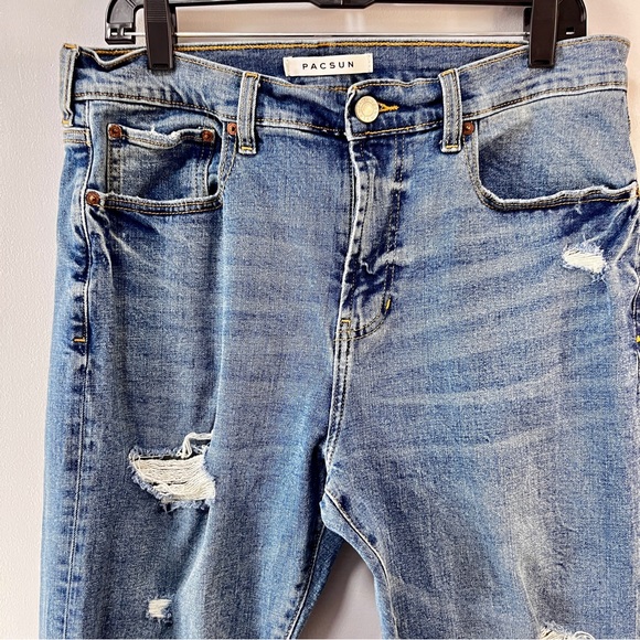 PacSun Men's Slim Taper Blue Jeans 32x30 - Picture 2 of 15